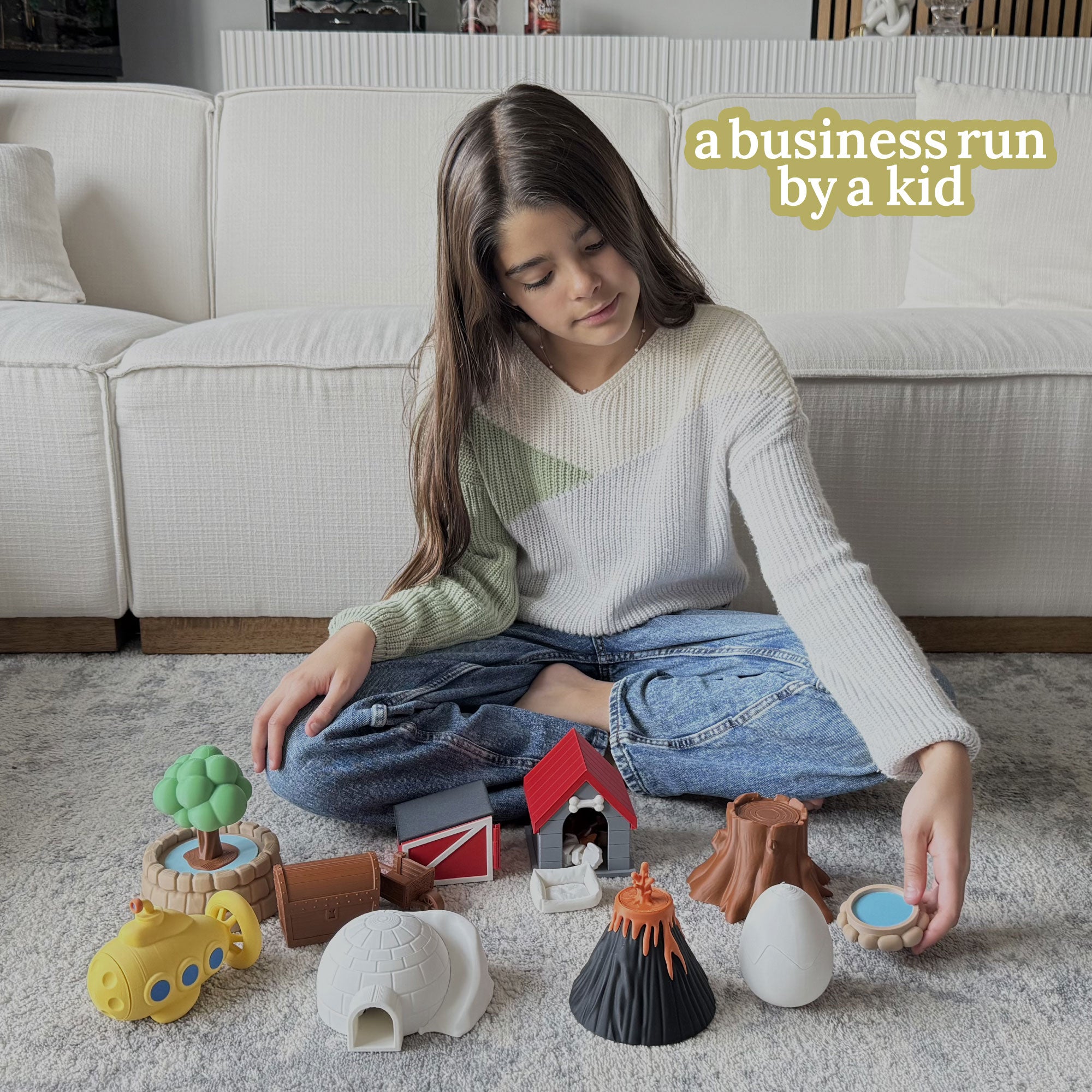 3D Printed Ocean Animals Playset