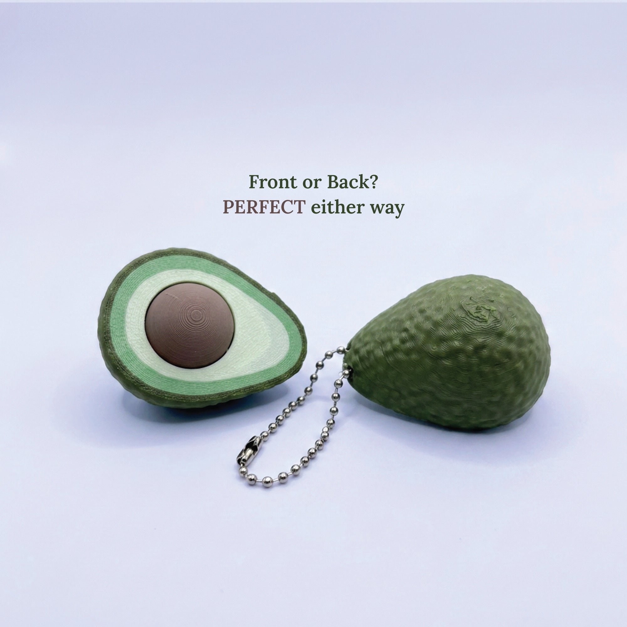 3D Printed Avocado Fidget Clicker Toy