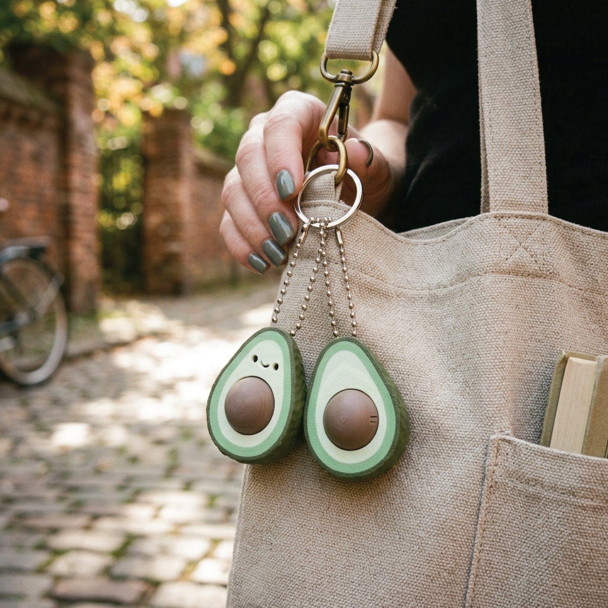 3D Printed Avocado Fidget Clicker Toy