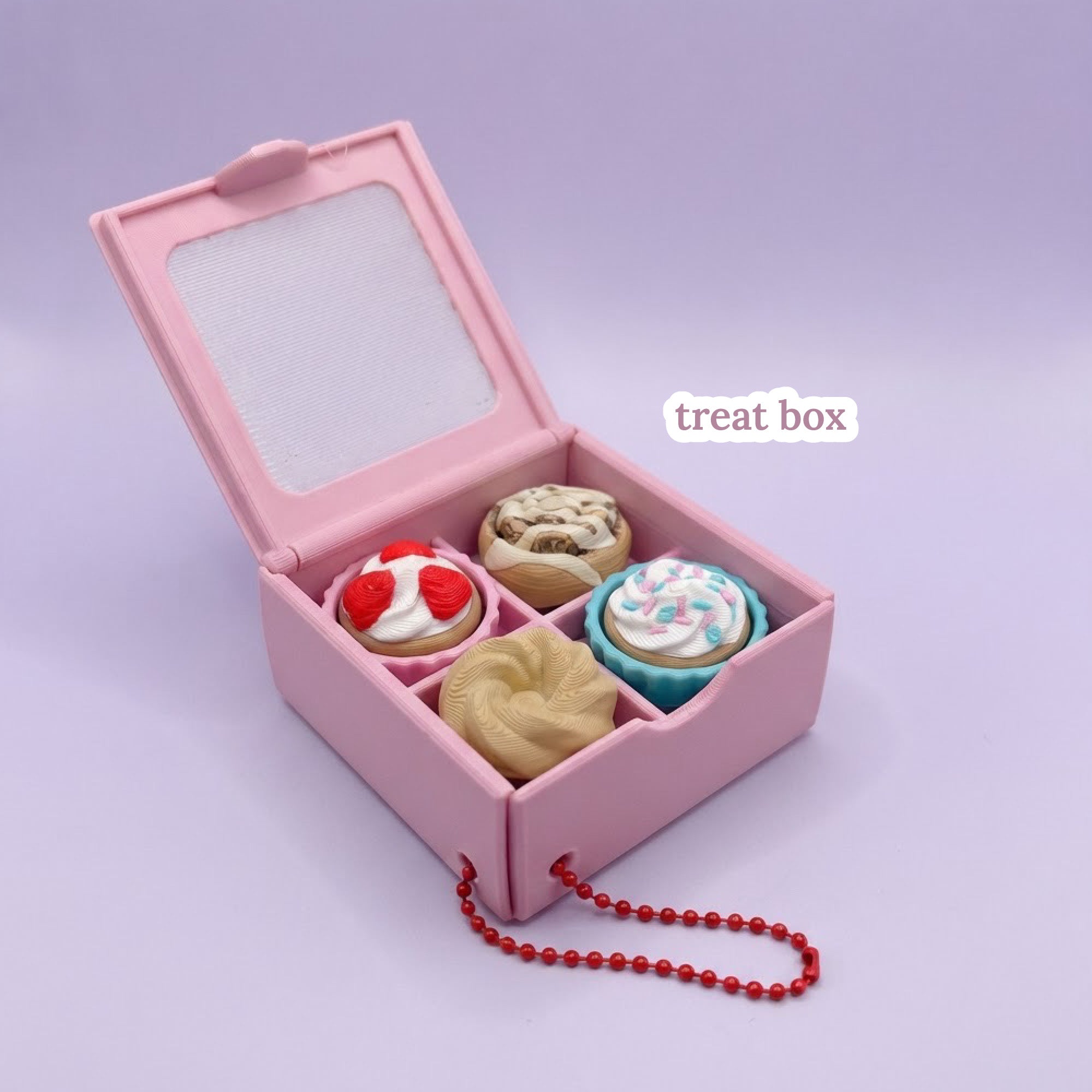 3D Printed Bakery Box Fidget Clicker Toy