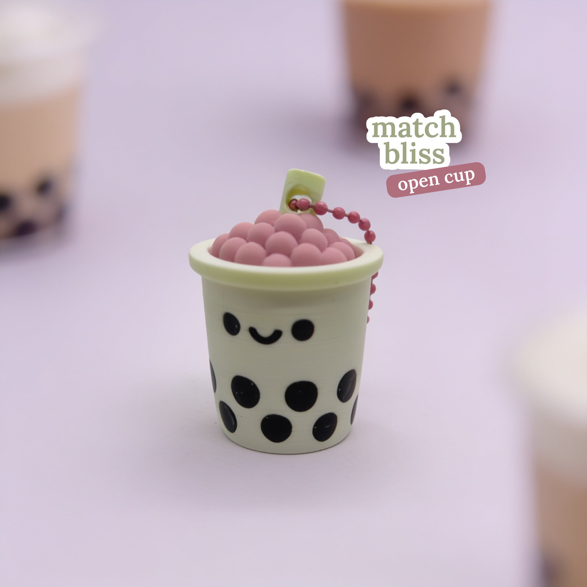 3D Printed Bubble Tea Boba Fidget Clicker