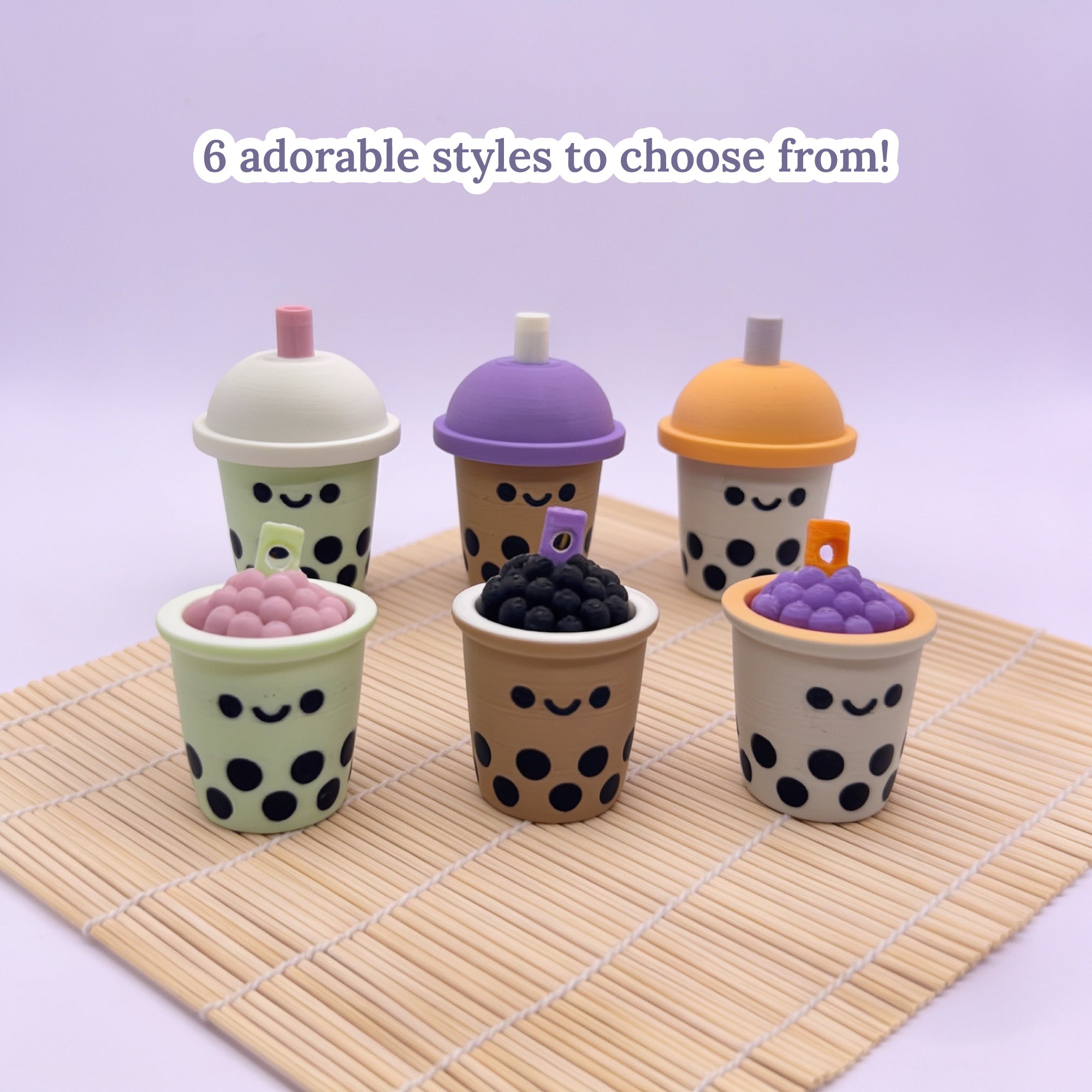 3D Printed Bubble Tea Boba Fidget Clicker