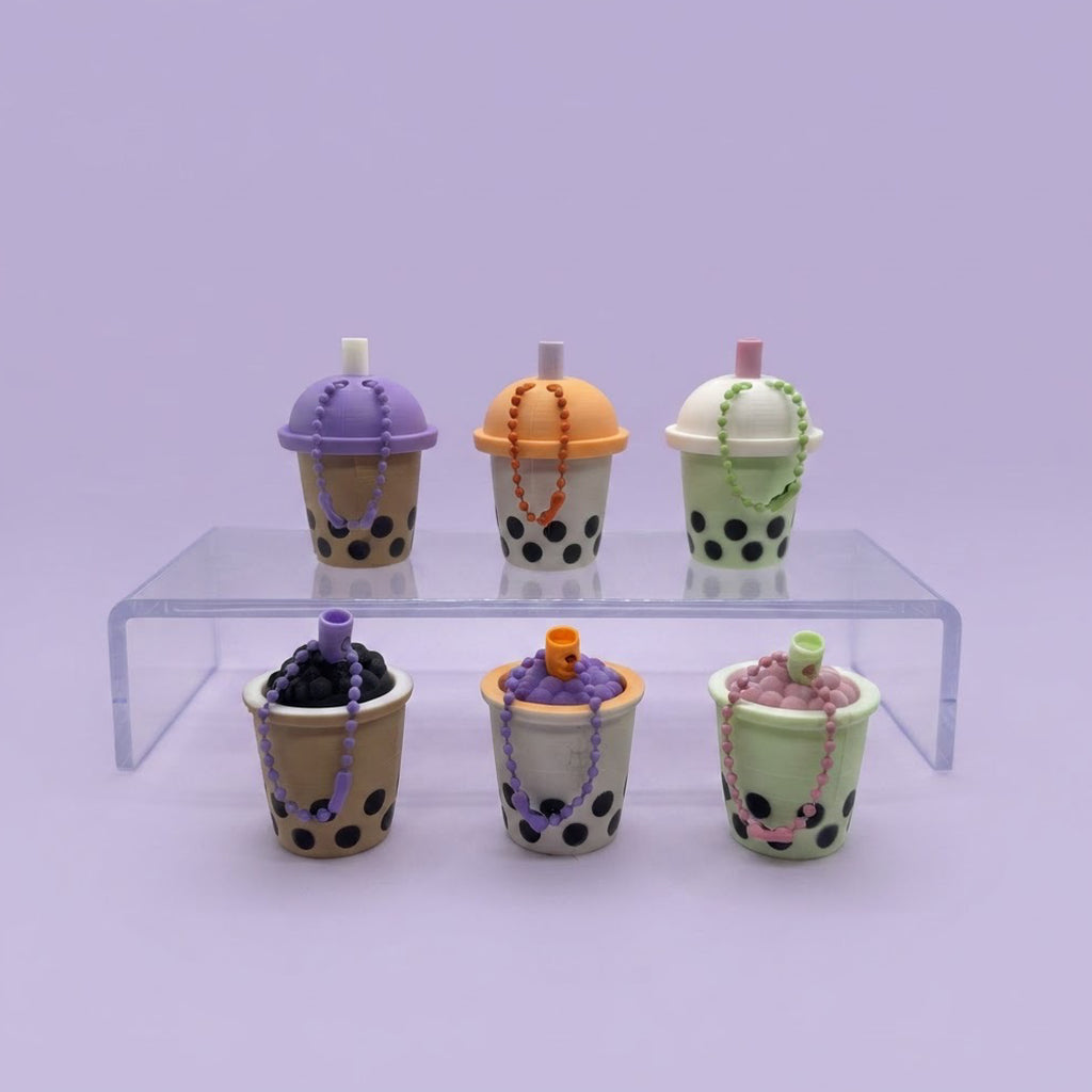 3D Printed Bubble Tea Boba Fidget Clicker