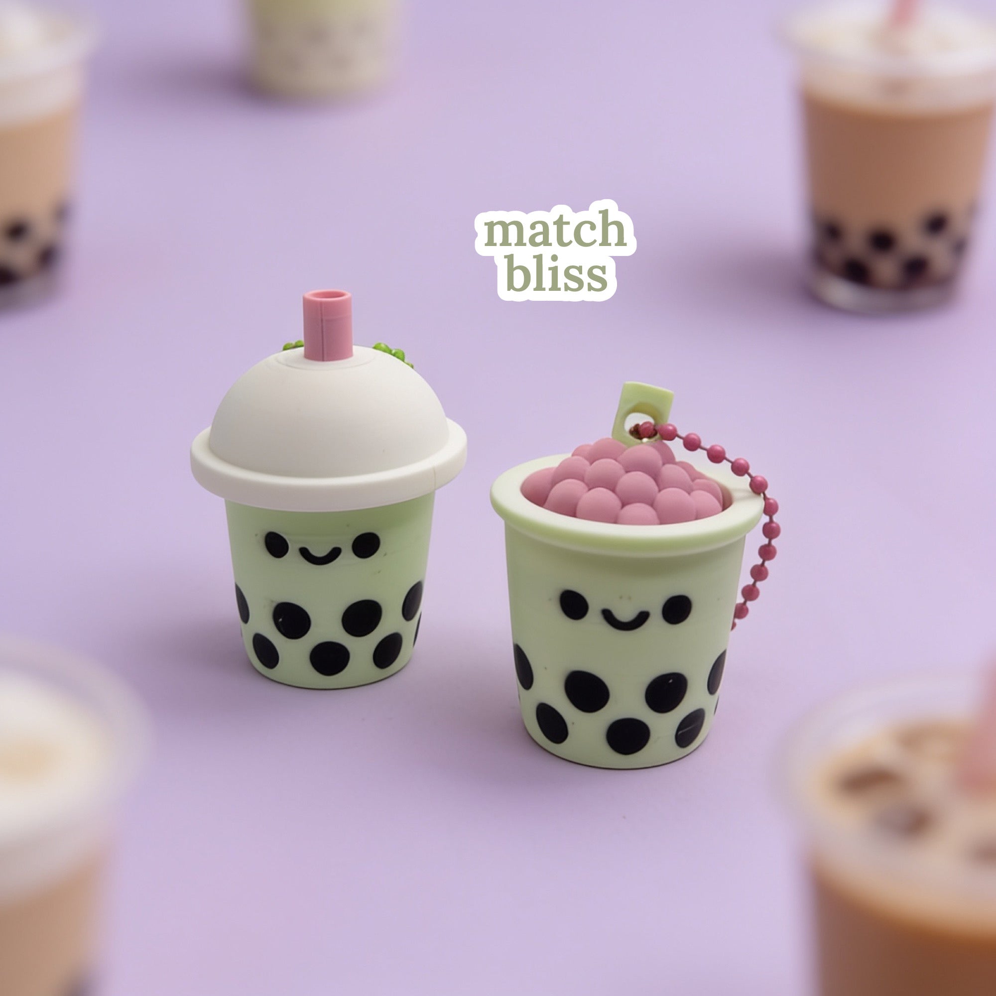 3D Printed Bubble Tea Boba Fidget Clicker