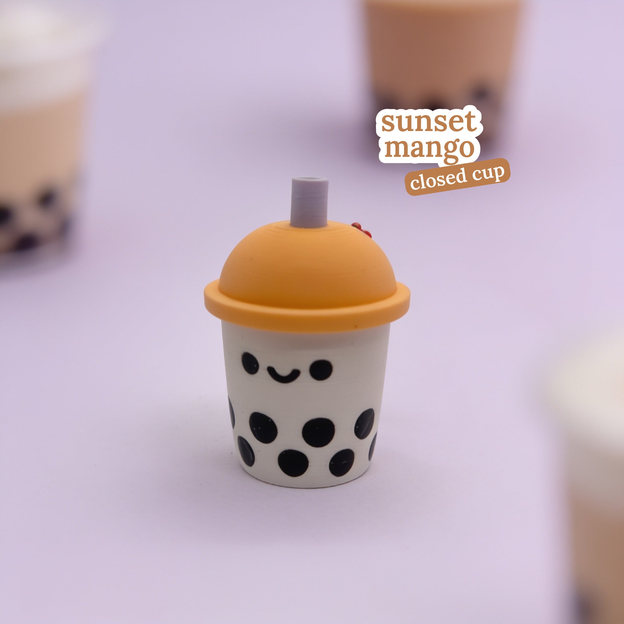 3D Printed Bubble Tea Boba Fidget Clicker