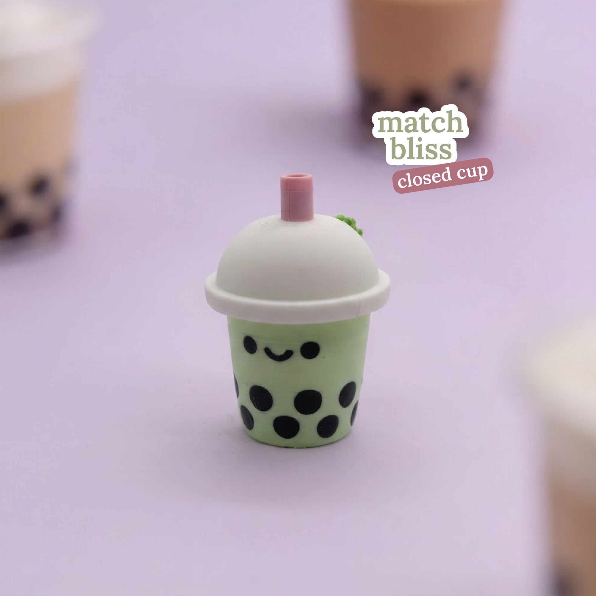 3D Printed Bubble Tea Boba Fidget Clicker