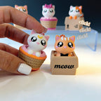 3D Printed Cat Fidget Clicker Toy