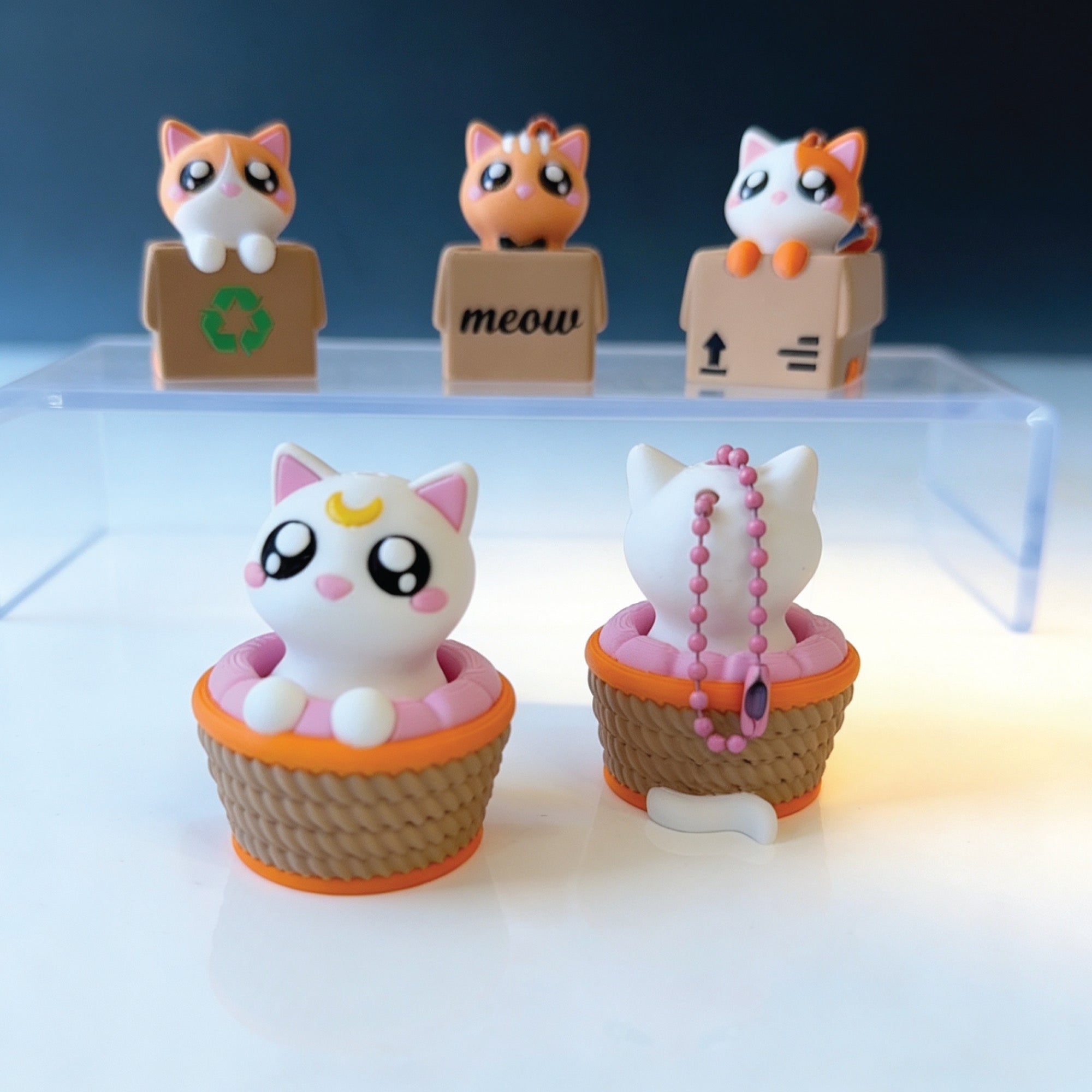 3D Printed Cat Fidget Clicker Toy