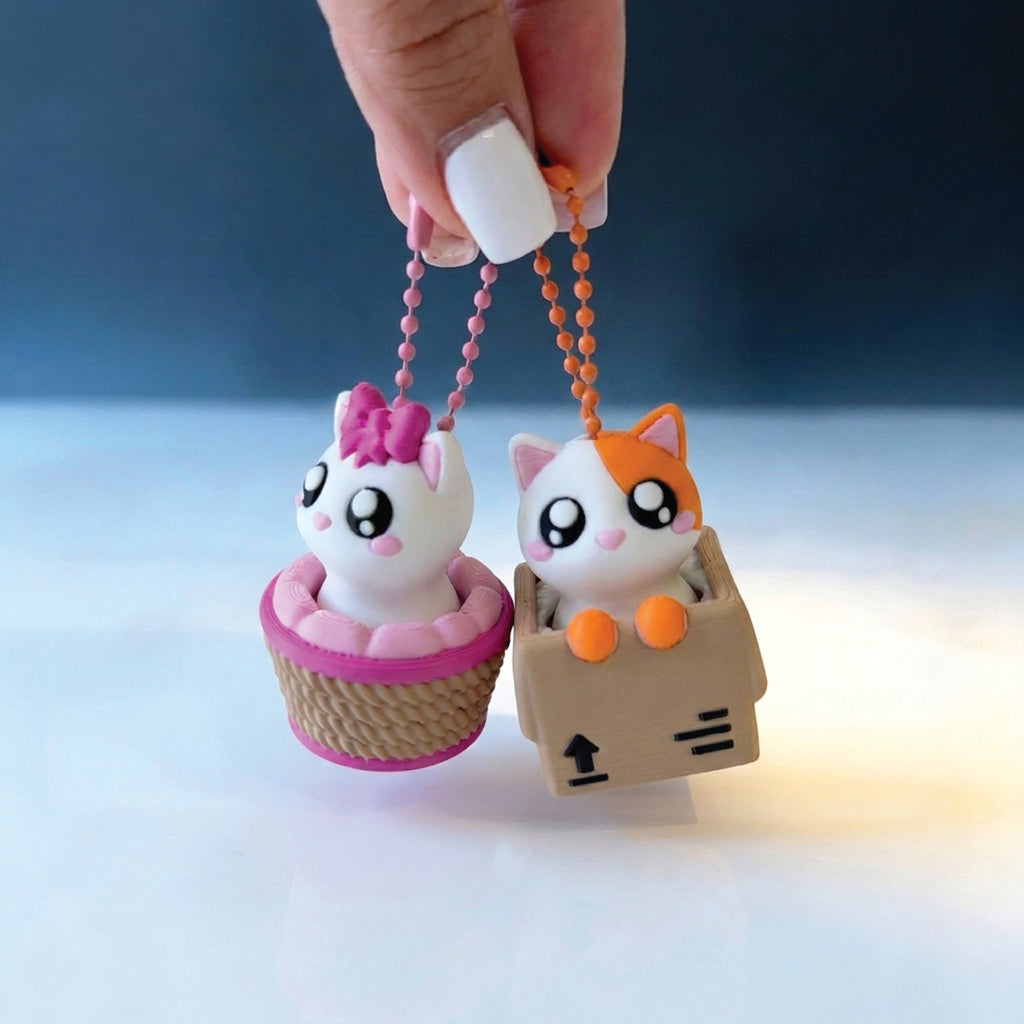 3D Printed Cat Fidget Clicker Toy