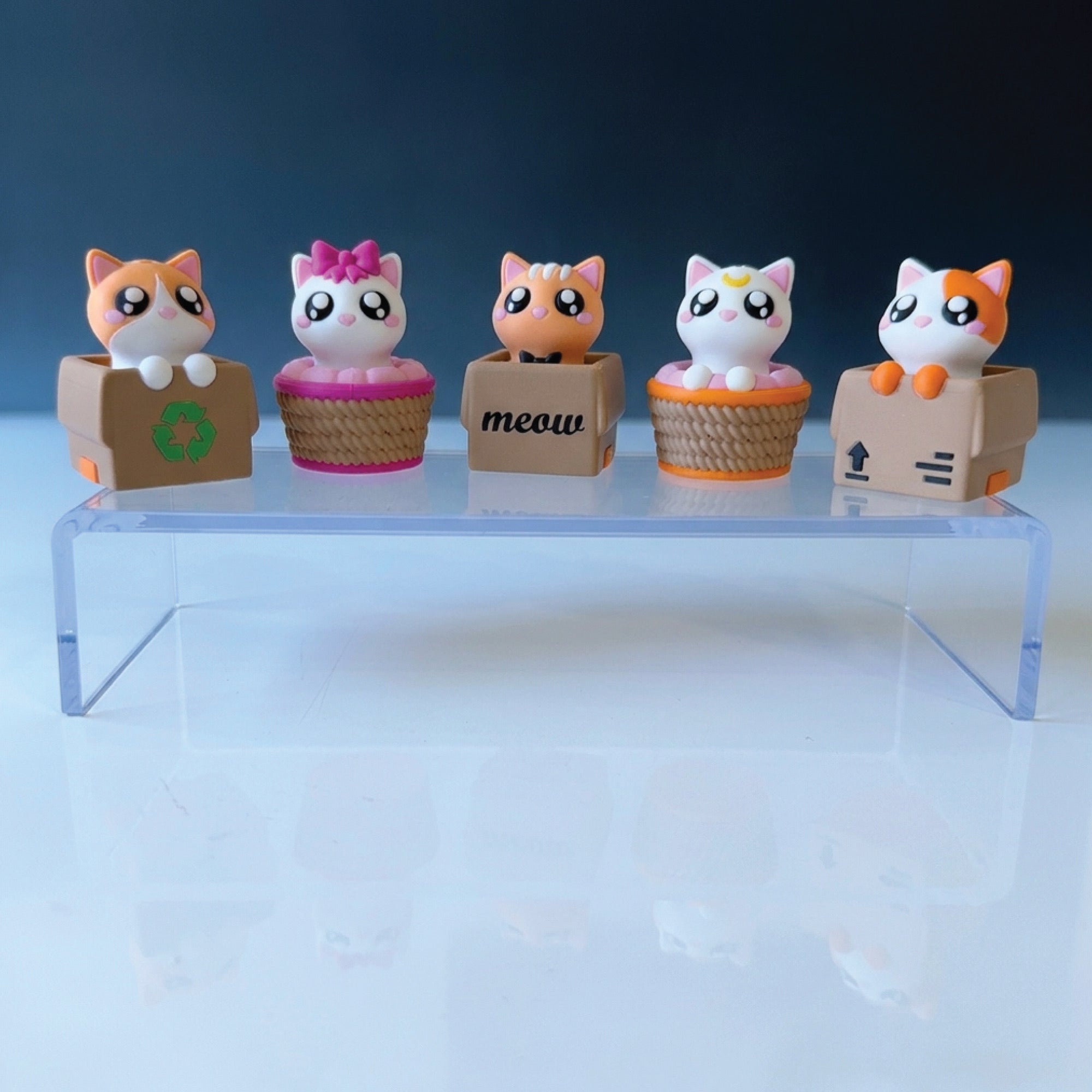3D Printed Cat Fidget Clicker Toy
