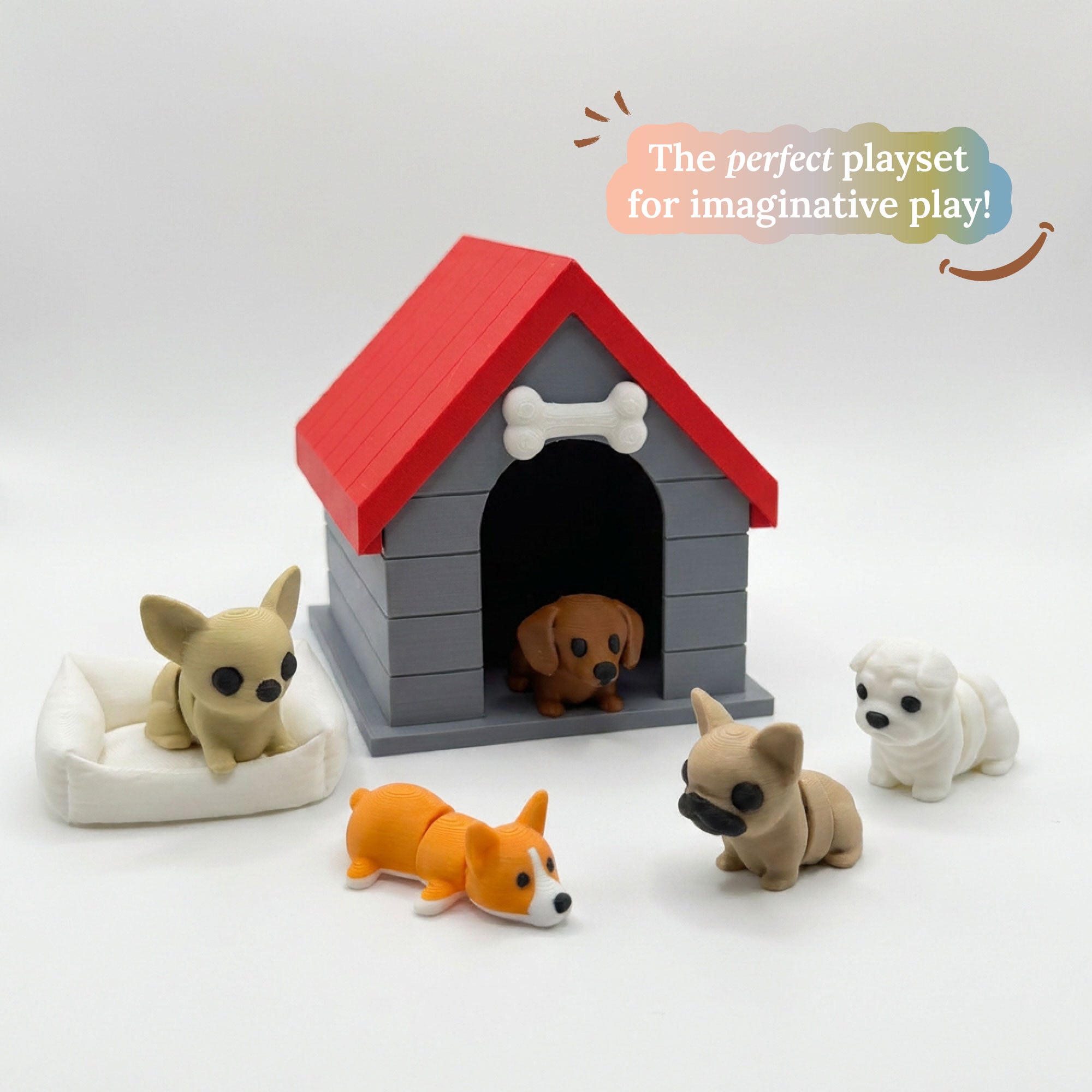 3D Printed Dog House Playset