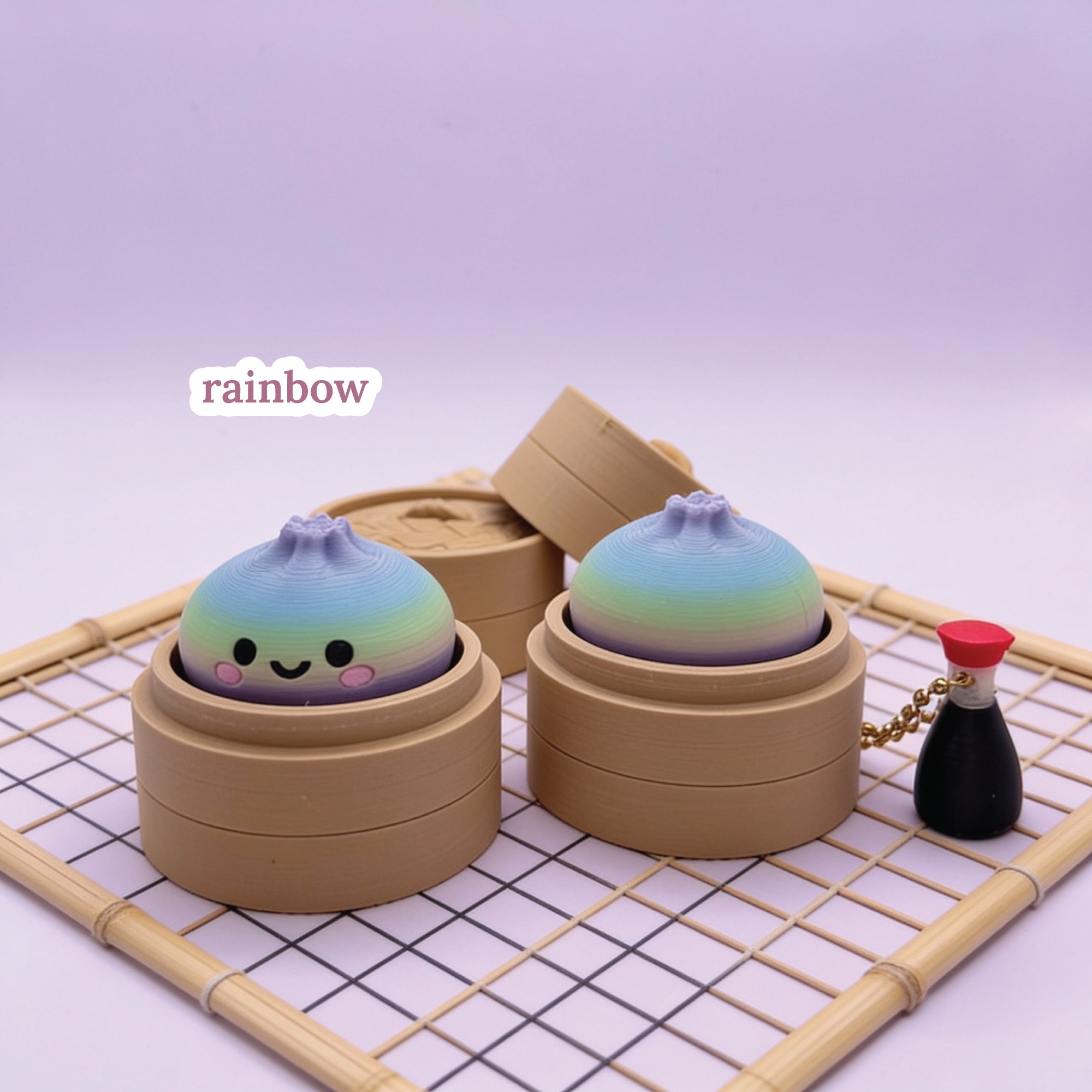 3D Printed Dumpling Fidget Clicker Toy