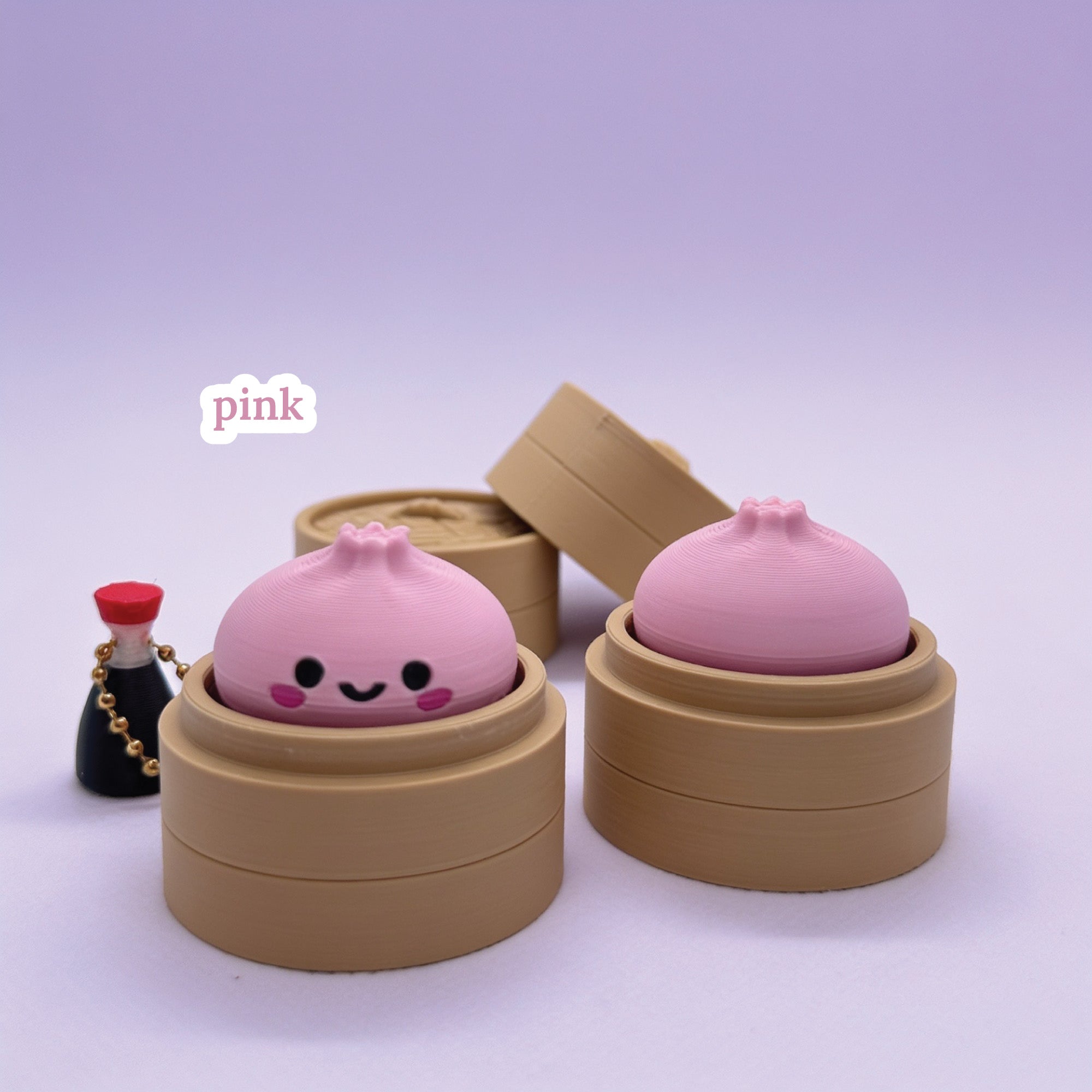 3D Printed Dumpling Fidget Clicker Toy