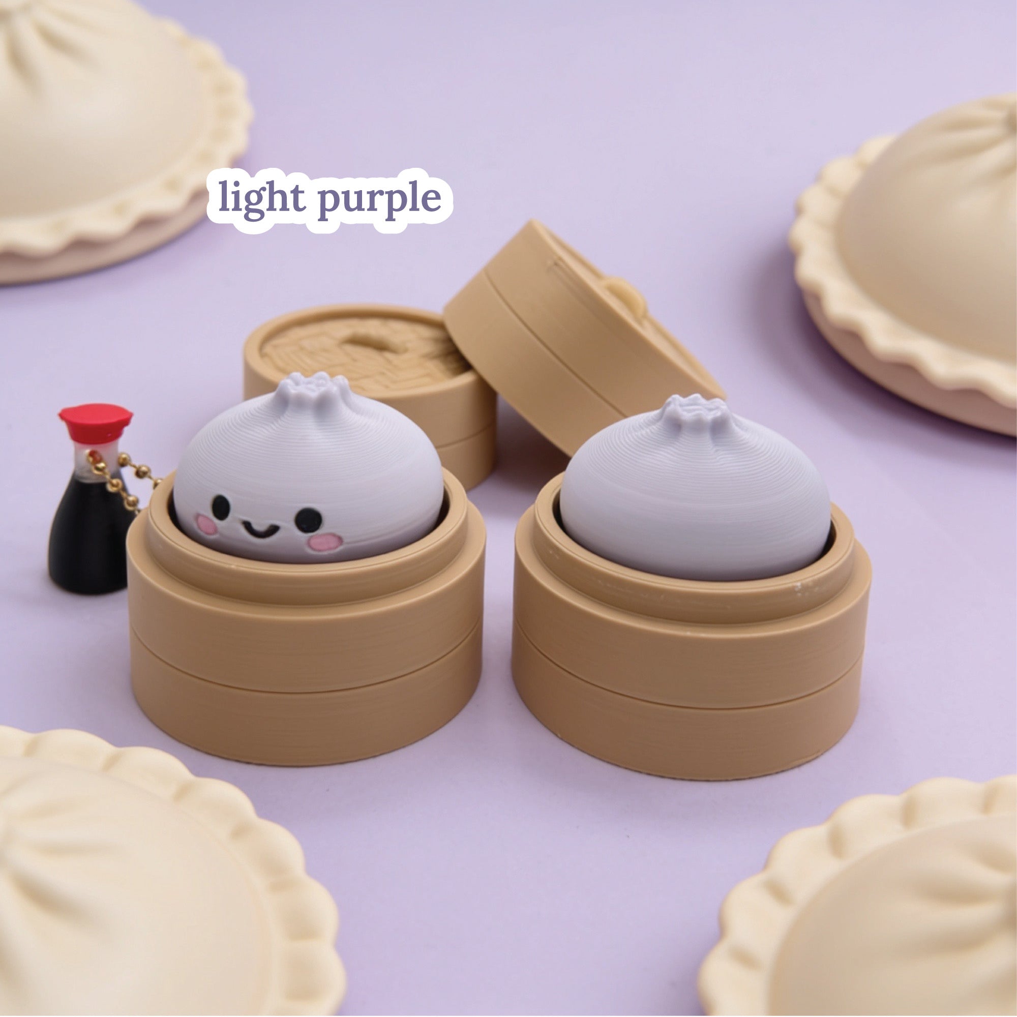 3D Printed Dumpling Fidget Clicker Toy