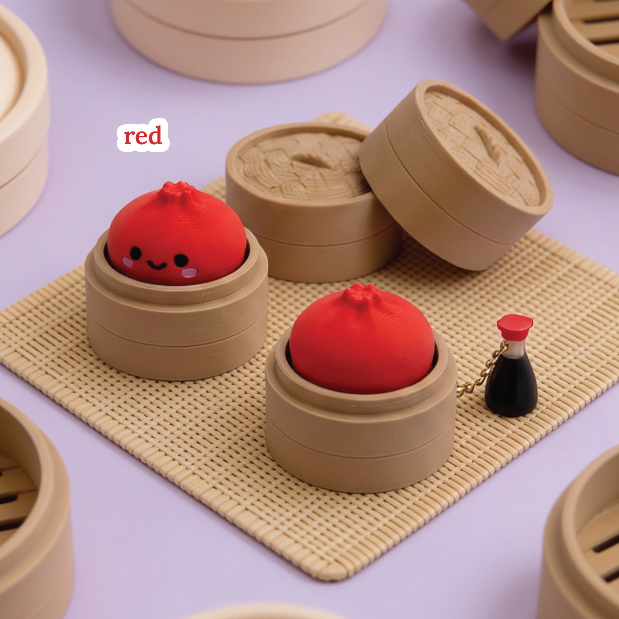 3D Printed Dumpling Fidget Clicker Toy
