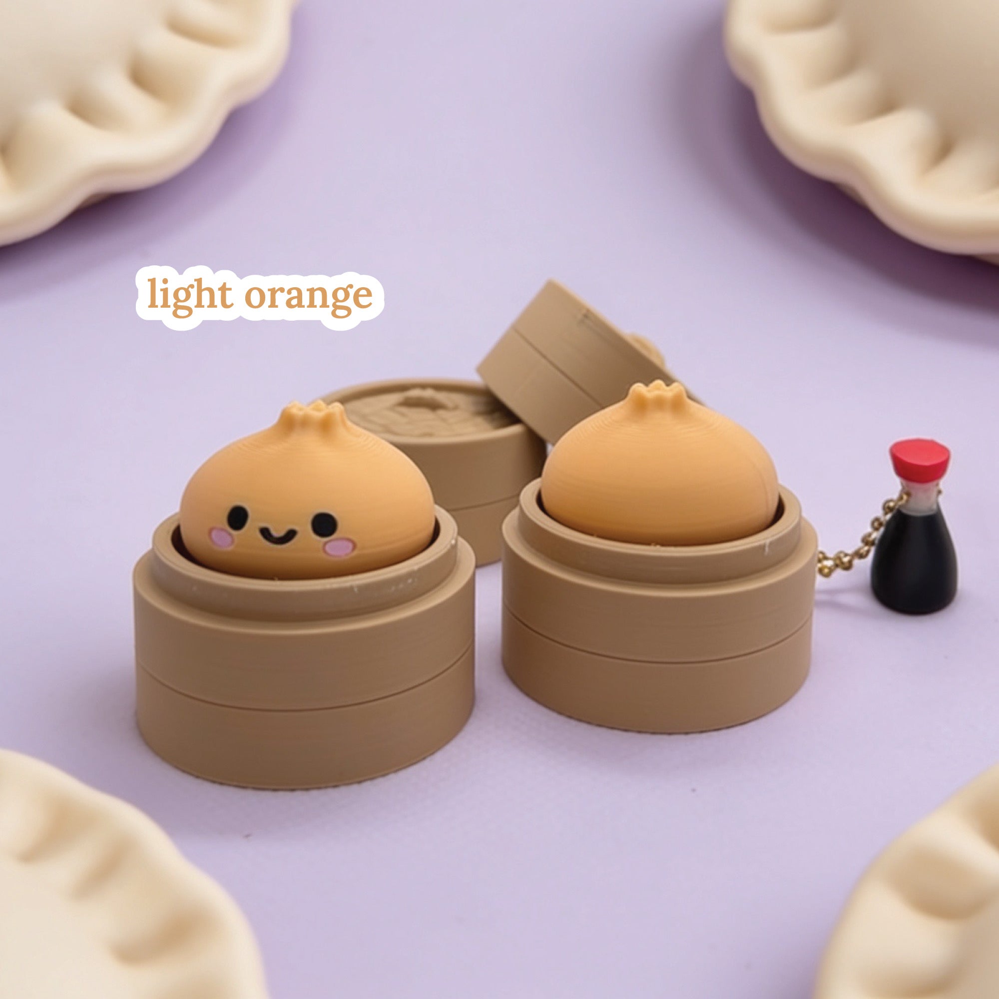 3D Printed Dumpling Fidget Clicker Toy