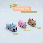 3D Printed Collectible Flexi Animals Set 3 Per Box