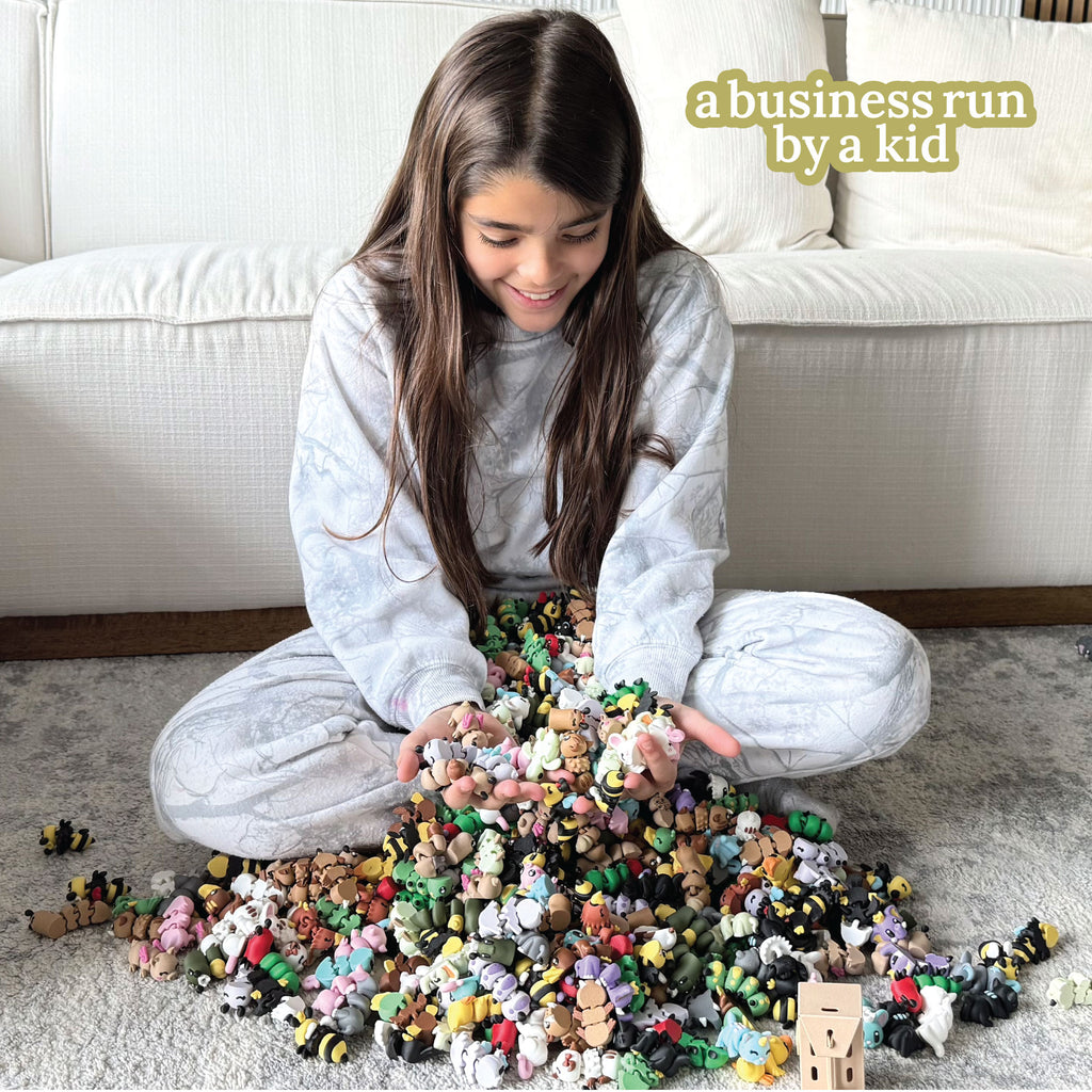 3D Printed Collectible Flexi Animals Set 3 Per Box