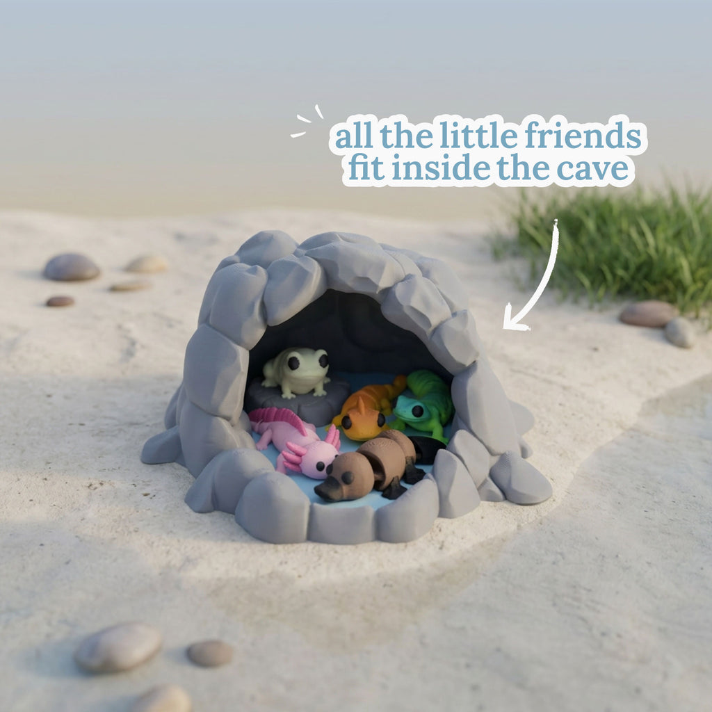 3D Printed Freshwater Animal Playset