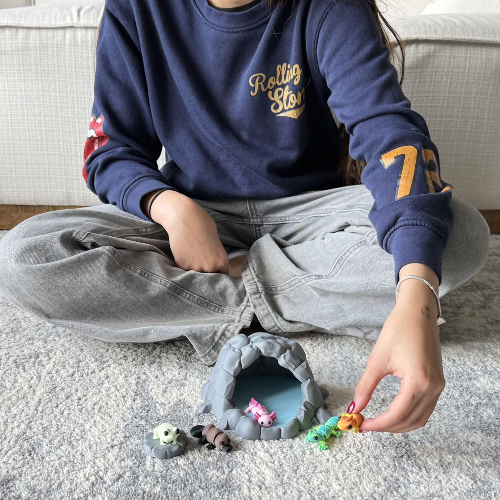 3D Printed Freshwater Animal Playset