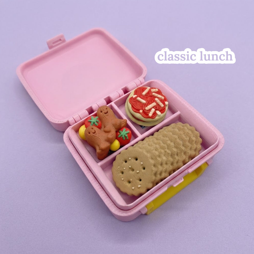 3D Printed Lunch Box Fidget Clicker Back to School