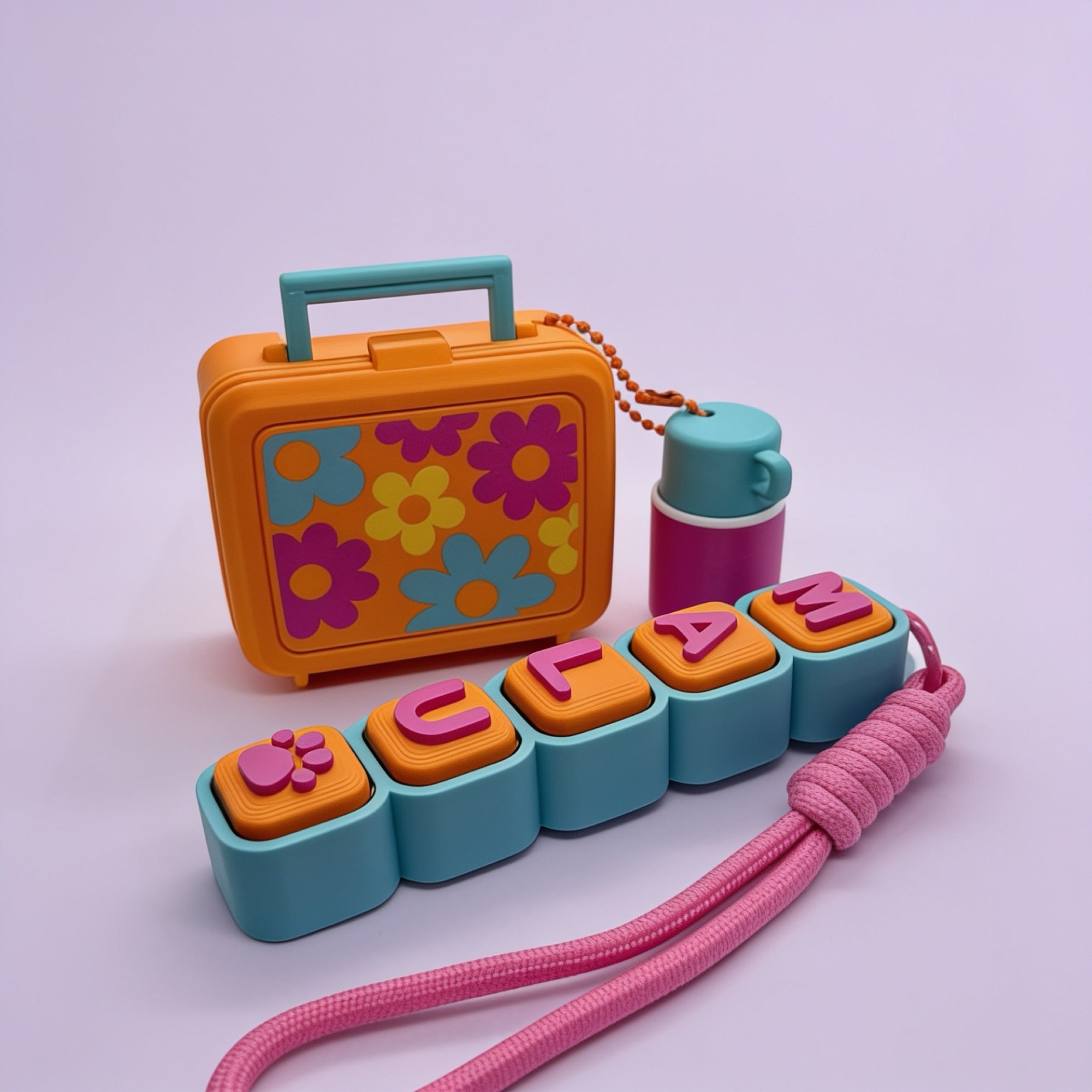 3D Printed Lunch Box Fidget Clicker Back to School