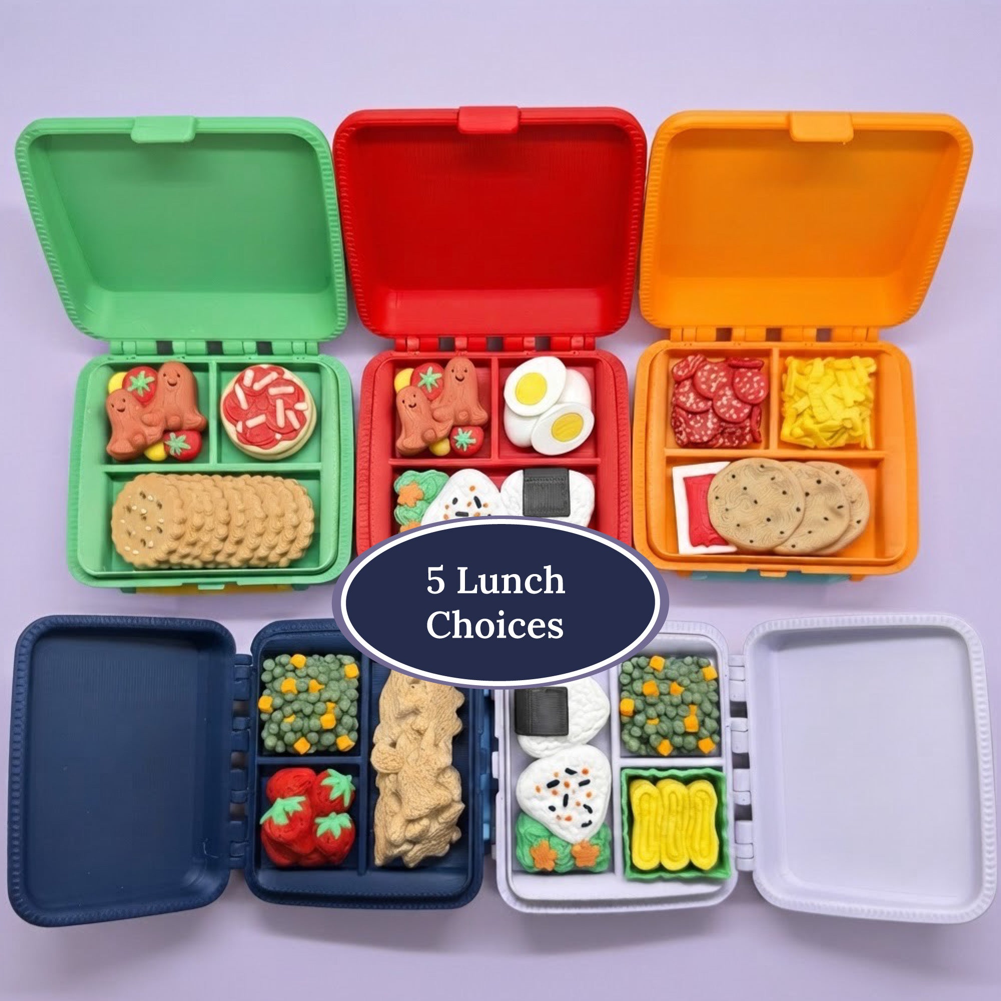 3D Printed Lunch Box Fidget Clicker Back to School