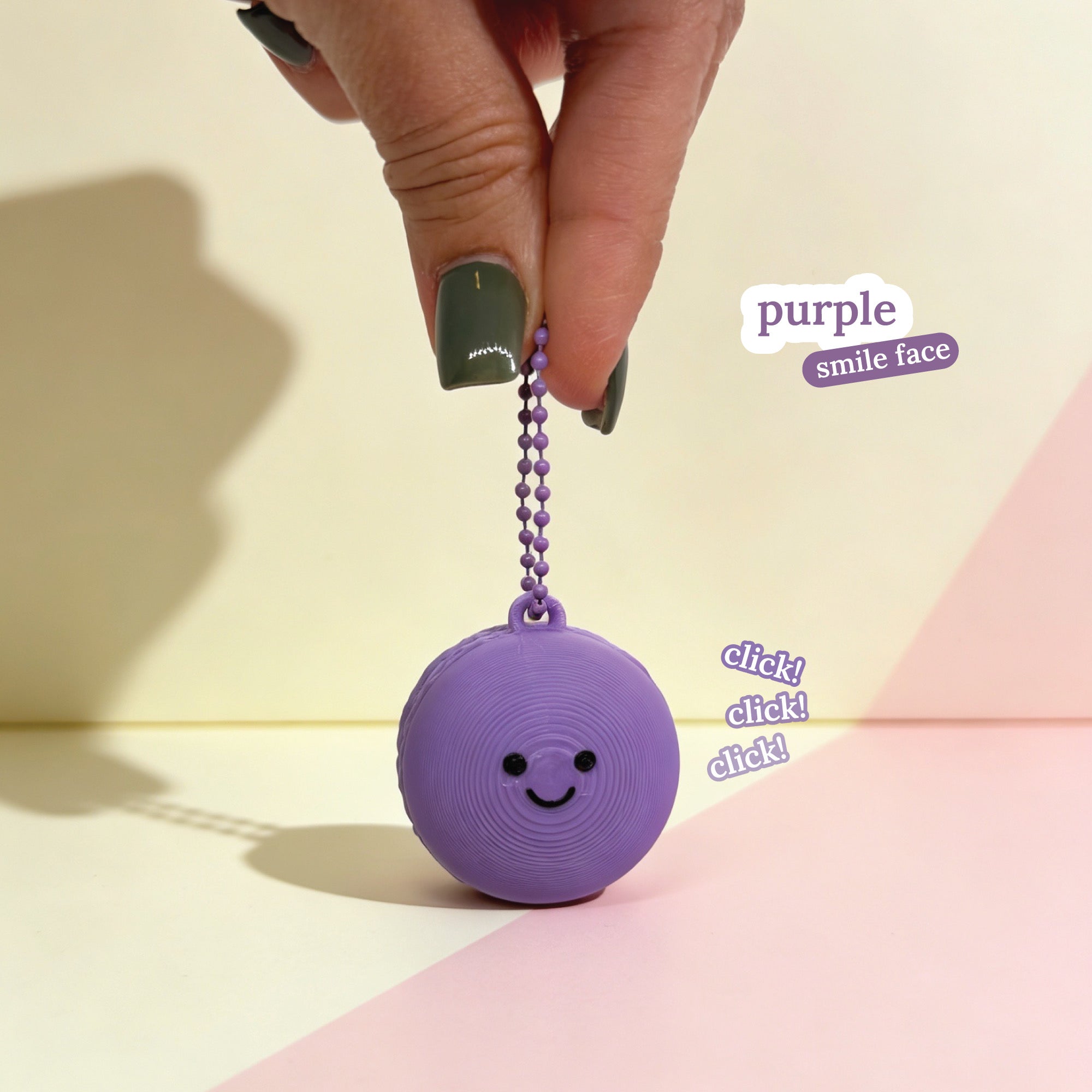 3D Printed Macaron Fidget Clicker