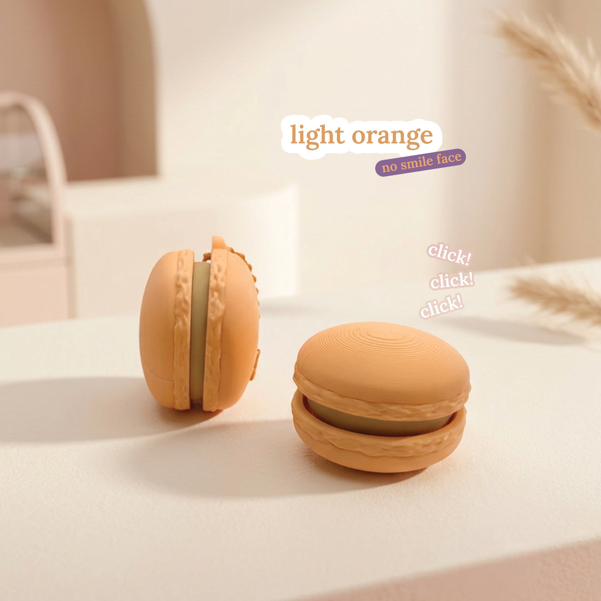 3D Printed Macaron Fidget Clicker