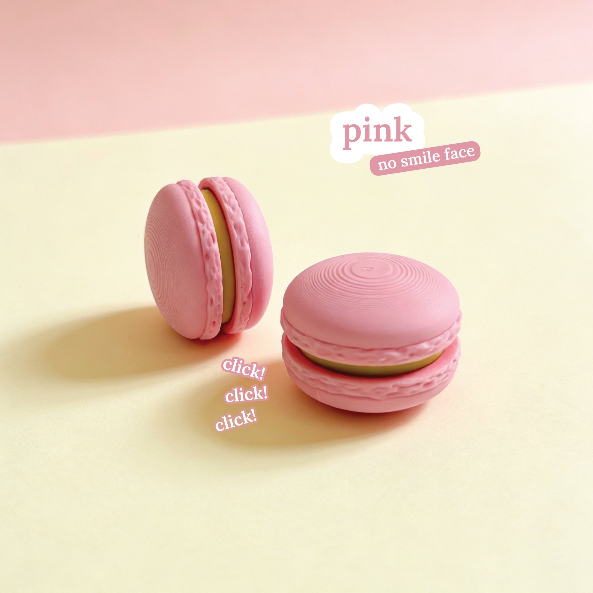 3D Printed Macaron Fidget Clicker