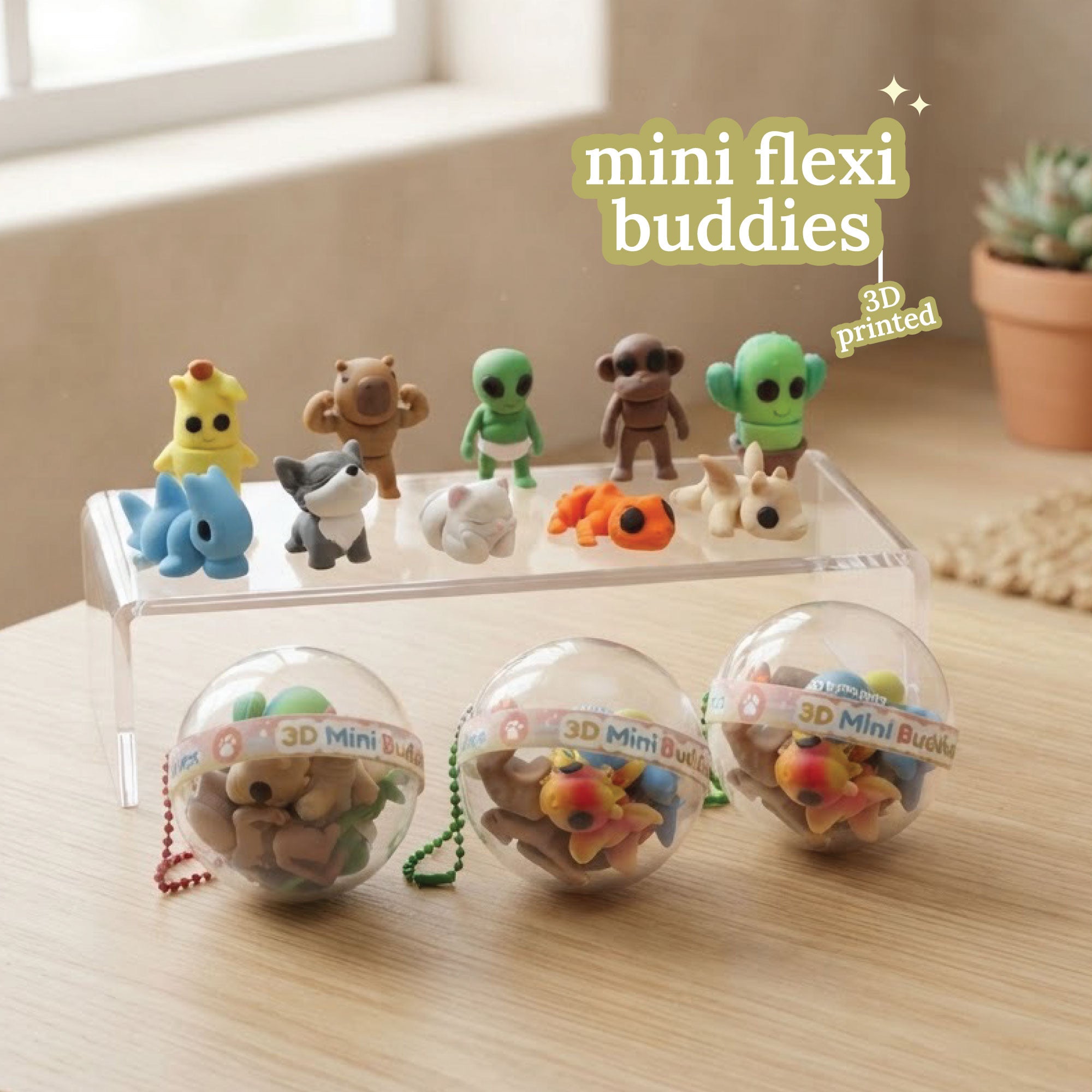 3D Printed Mini Flexi Buddies