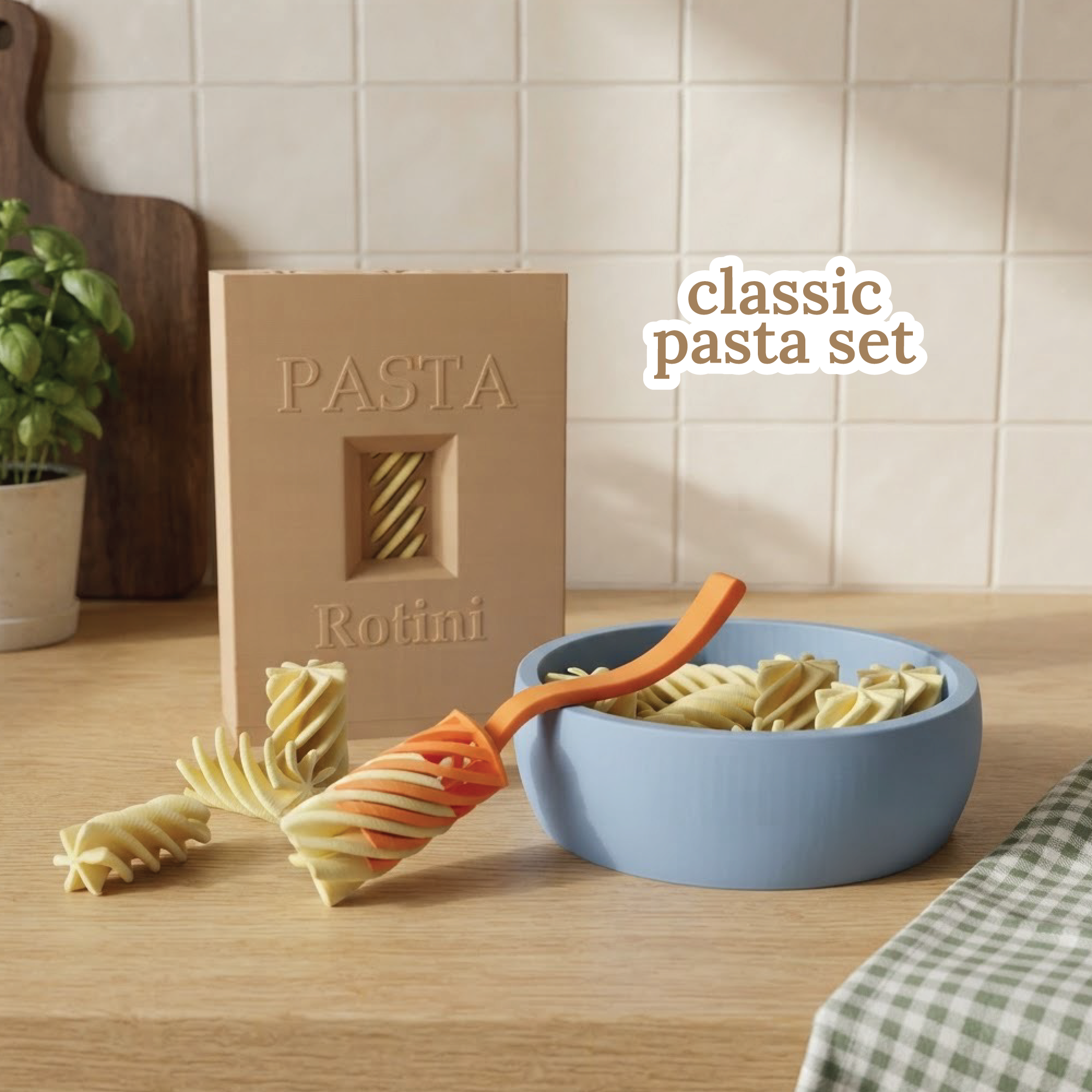 3D Printed Pasta Playset