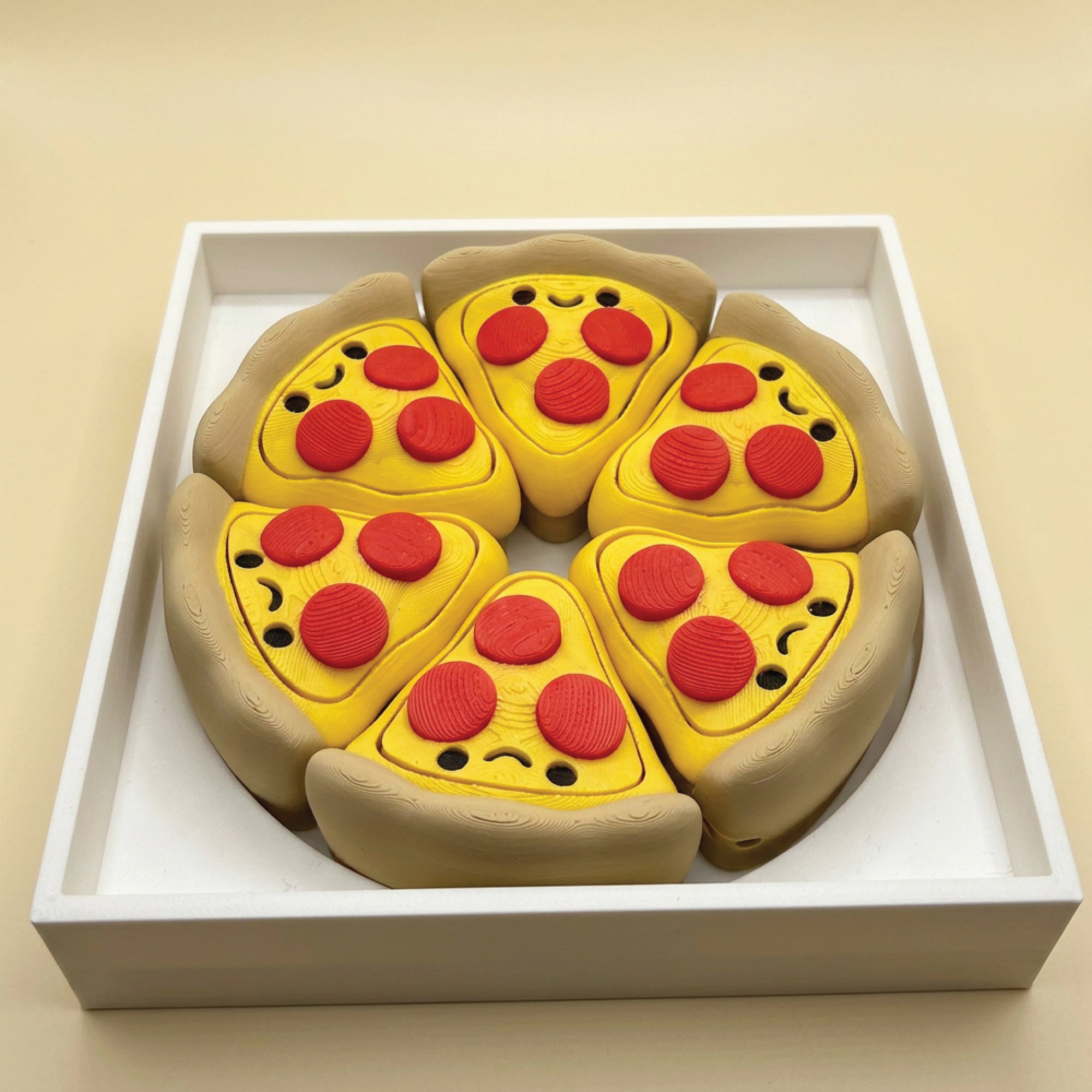 3D Printed Pizza Fidget Clicker