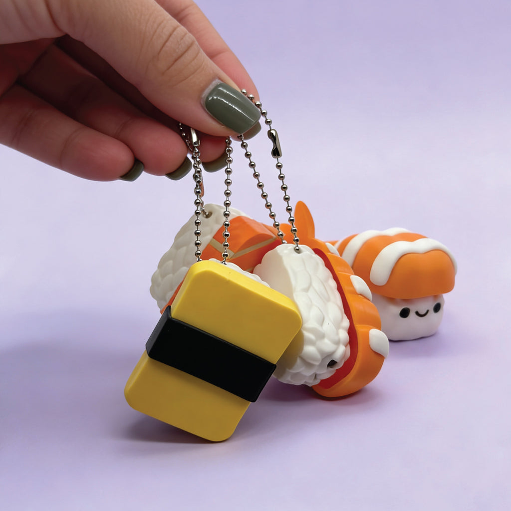 3D Printed Nigiri Sushi Fidget Clicker Toy