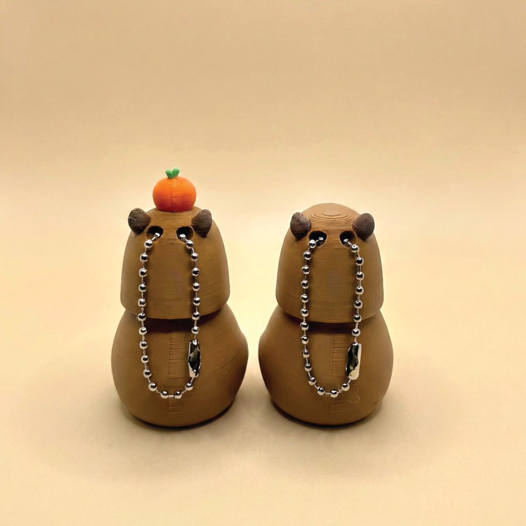 3D Printed Capybara Fidget Clicker Toy