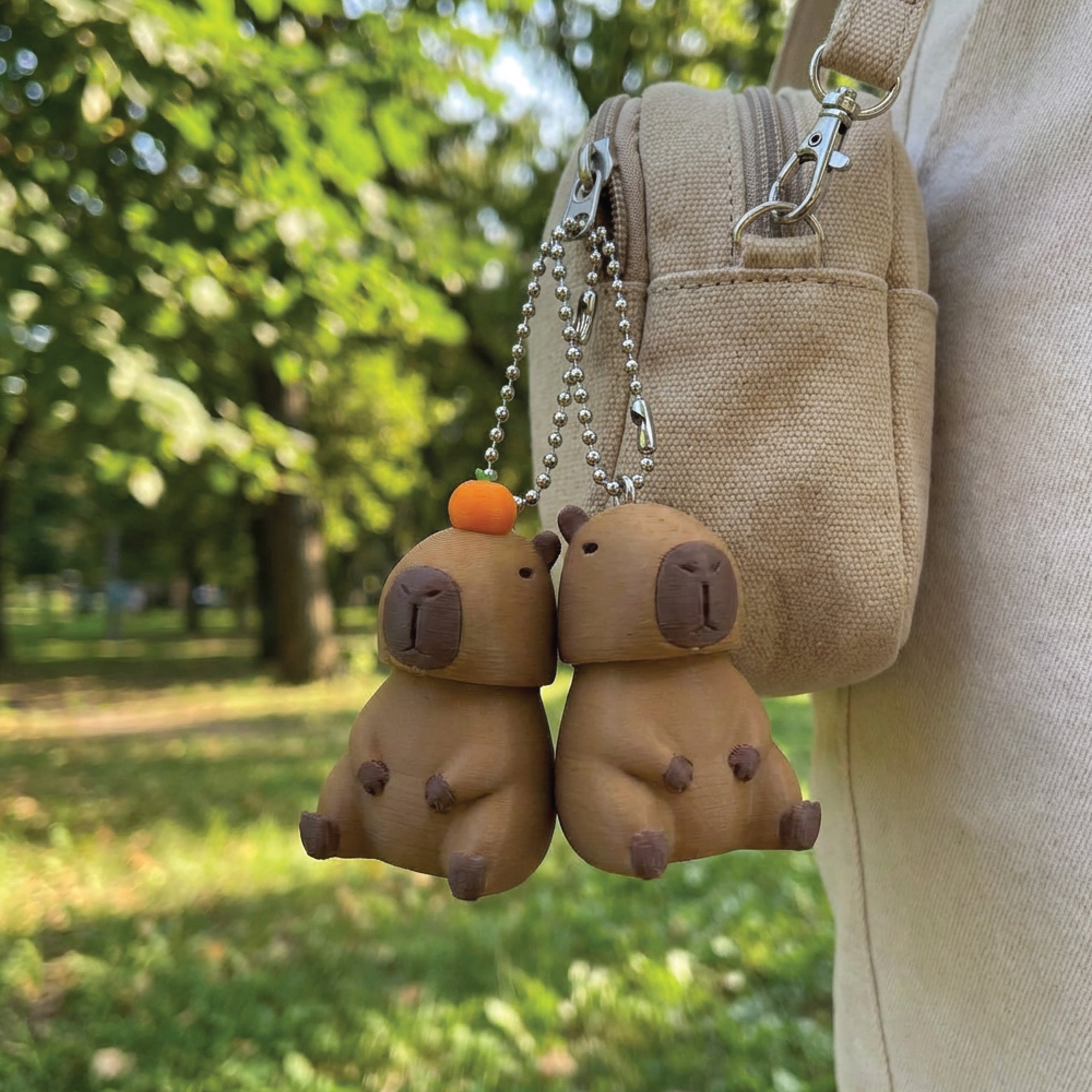 3D Printed Capybara Fidget Clicker Toy