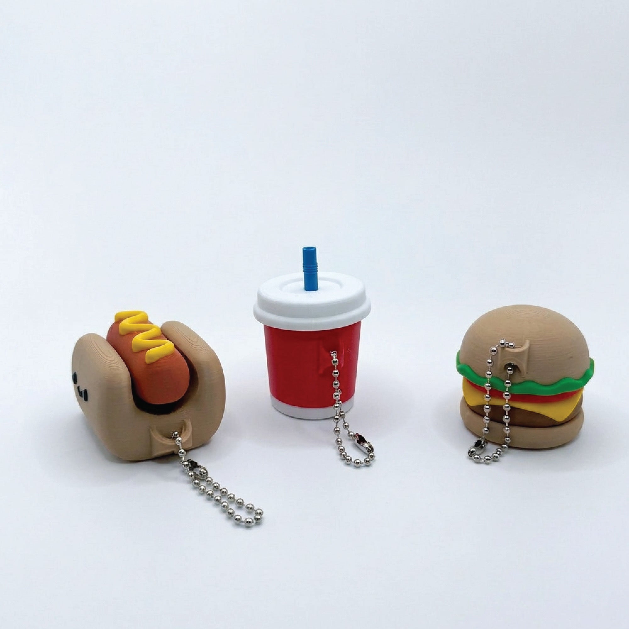 3D Printed Fast Food Fidget Clicker Toy