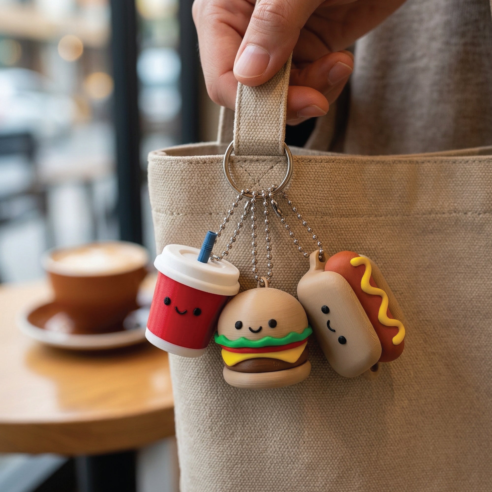 3D Printed Fast Food Fidget Clicker Toy