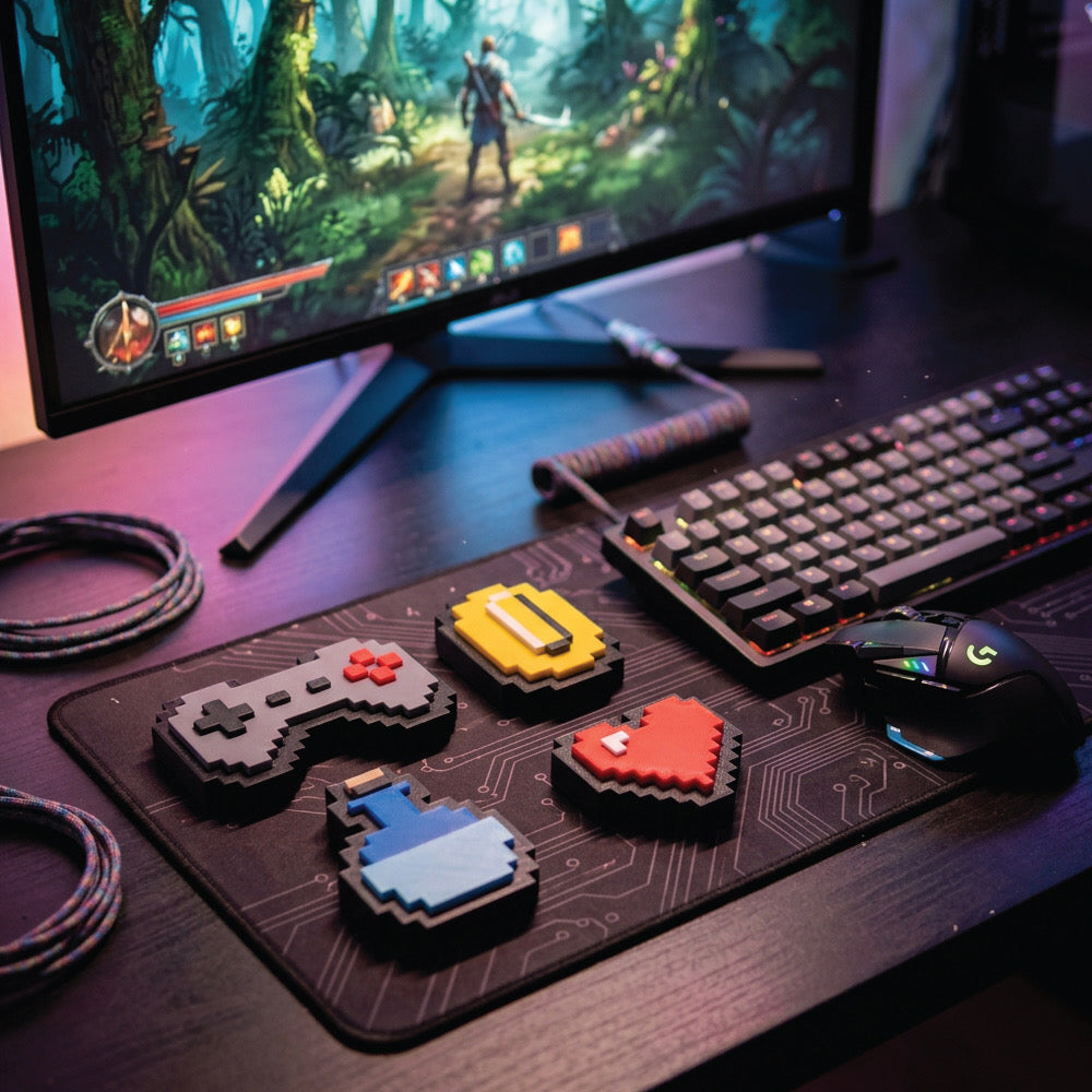 Game 3D Printed Clicker Fidget Toy