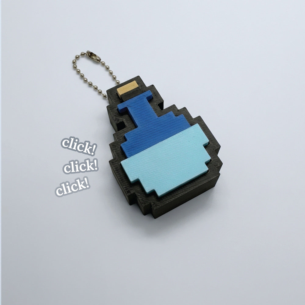 Game 3D Printed Clicker Fidget Toy