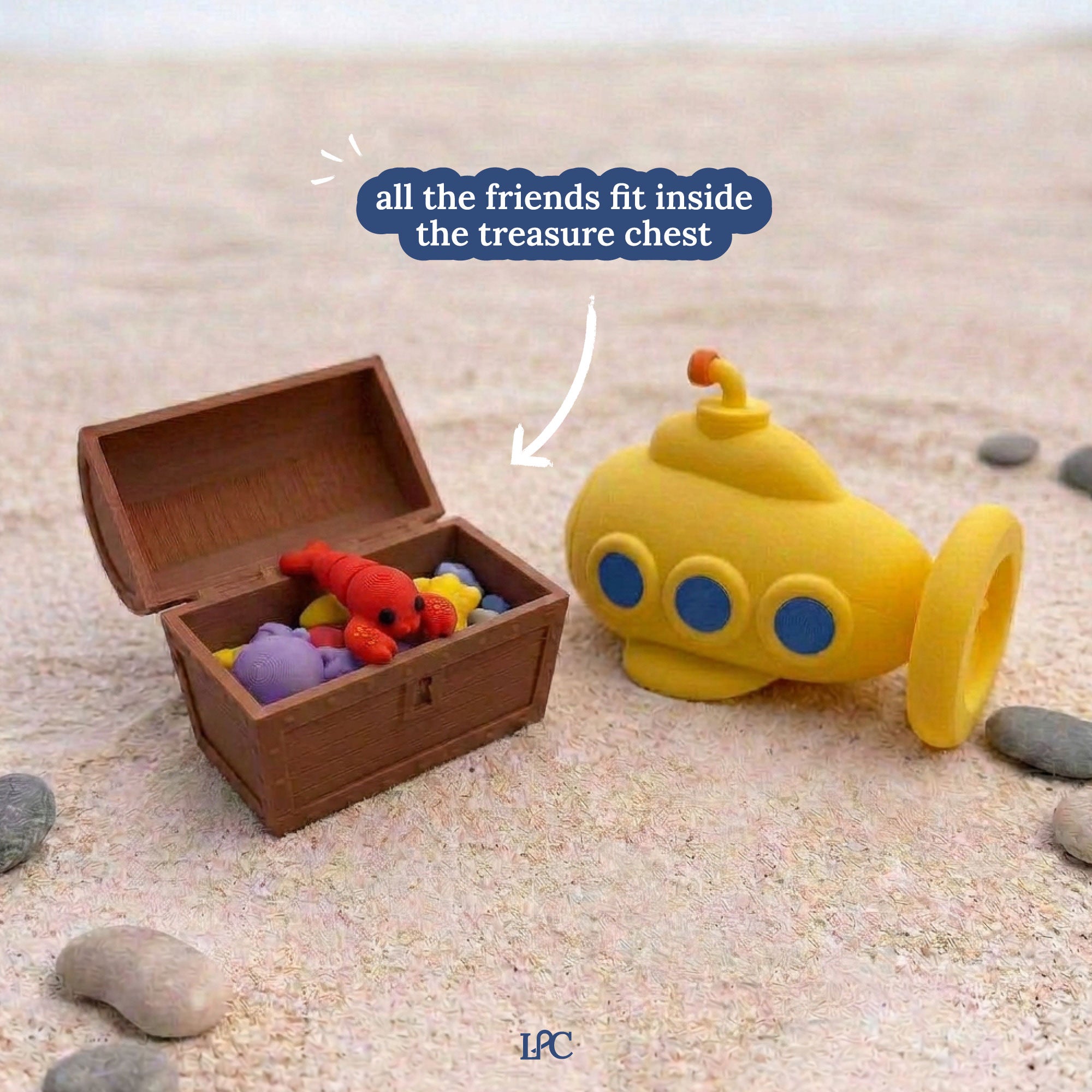 3D Printed Ocean Animals Playset