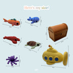 3D Printed Ocean Animals Playset