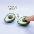 3D Printed Avocado Fidget Clicker Toy