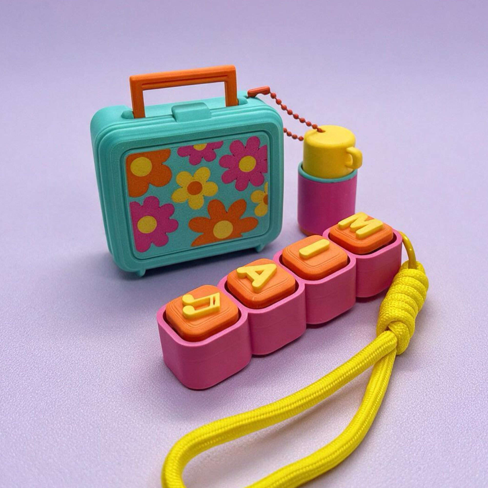 3D Printed Lunch Box Fidget Clicker Back to School