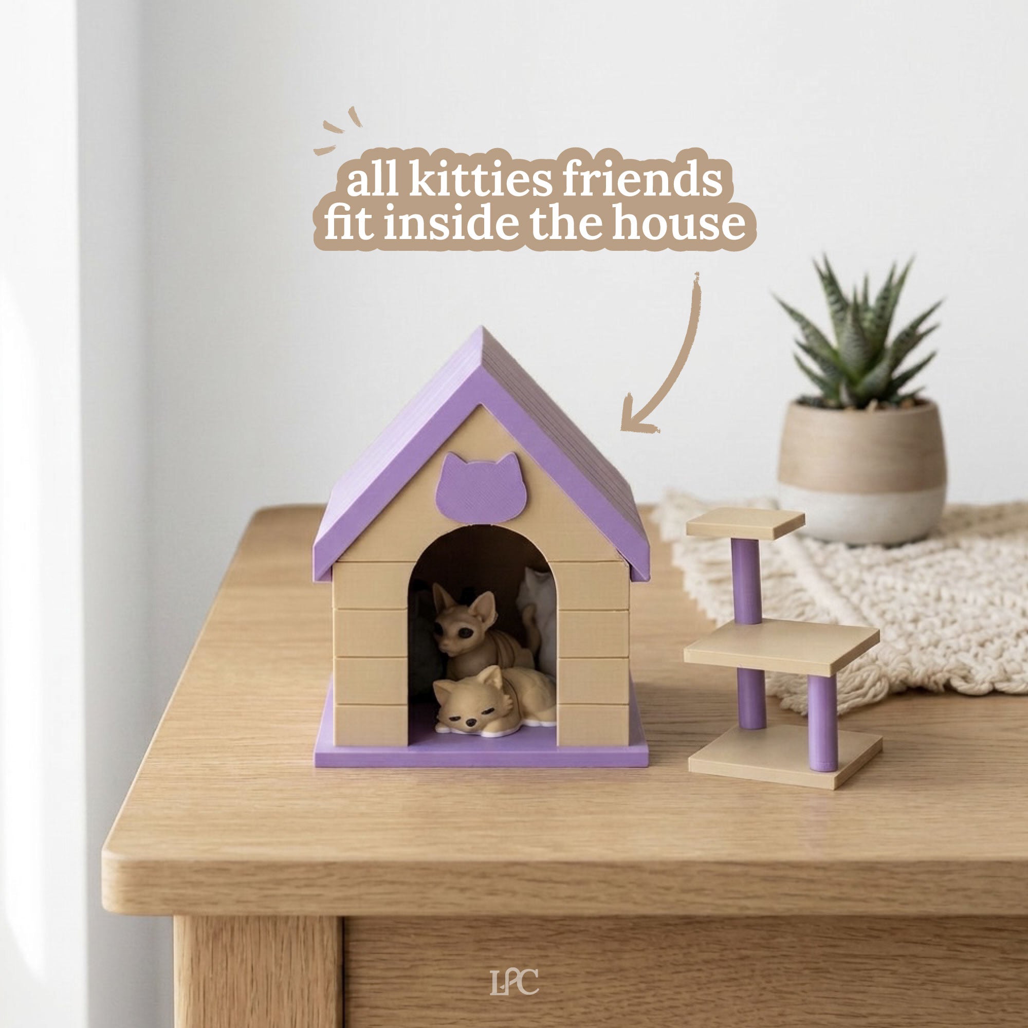 3D Printed Cat Playset
