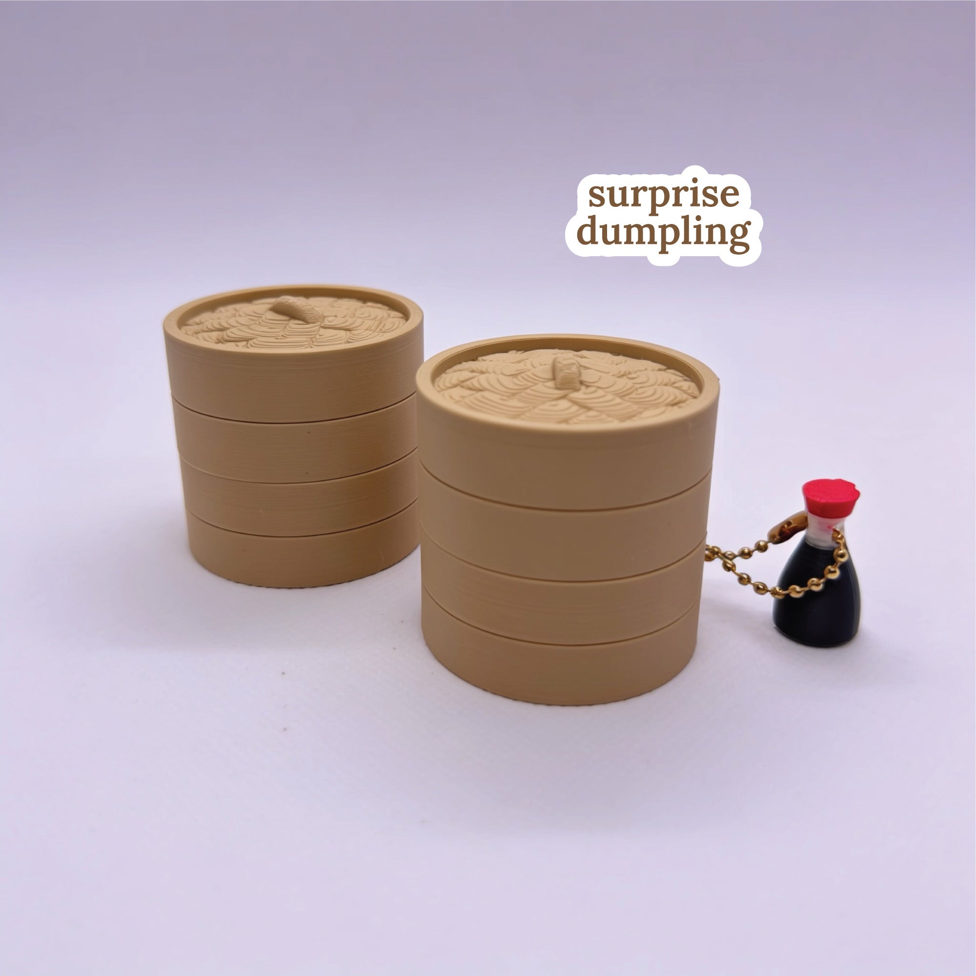 3D Printed Dumpling Fidget Clicker Toy