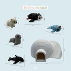 3D Printed Arctic Animals Igloo Playset