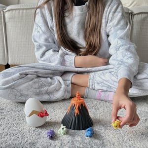 3D Printed Dinosaur Toy Set