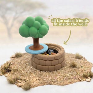 3D Printed Safari Animal Playset