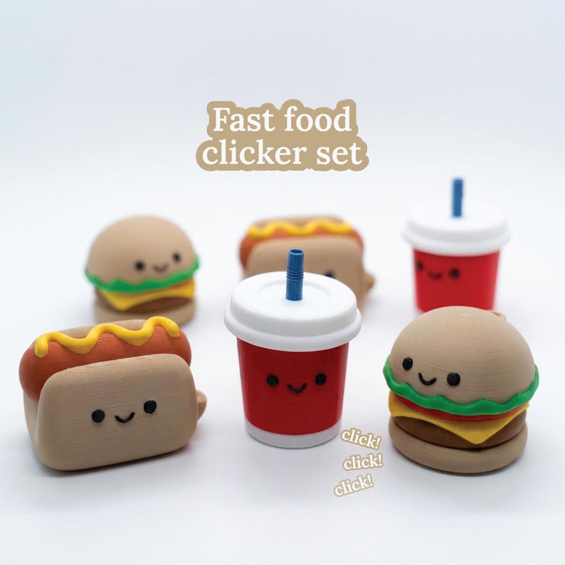 Fast food clicker set
